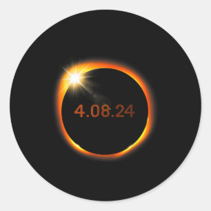 Adesivo 2024 Solar Eclipse American Totality Primavera 4.0
