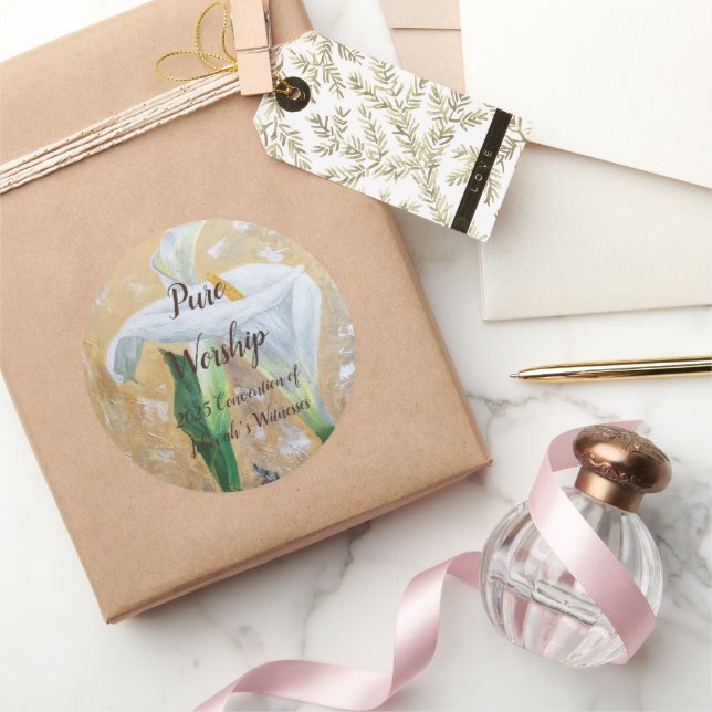 Adesivo 2025 JW convention customizable (Presentear)