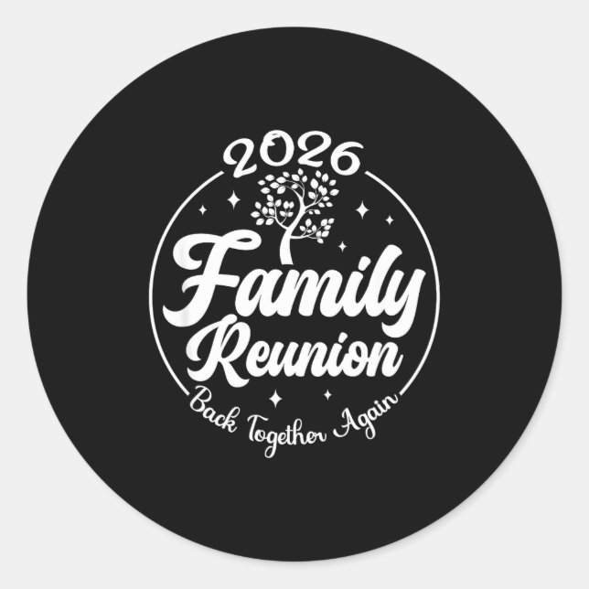 Adesivo 2026 Family Reunion Back Together Again Reunion Ma (Frente)