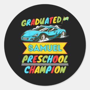 Adesivo 2026 Samuel Personalizado Último Dia De Pré-Escola