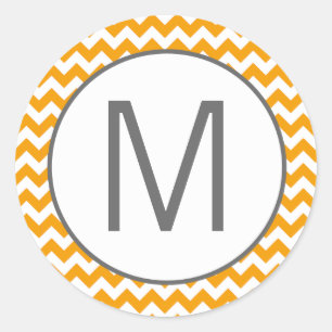 Adesivo 20 - 1.5 Envelope Cinza Amarelo-Seal Chevron