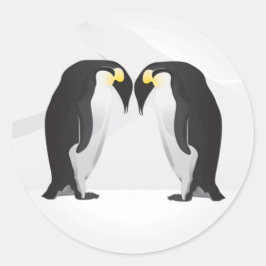 Adesivo 20 - 1.5 Envelope Penguins Selo Mate for Life Gra
