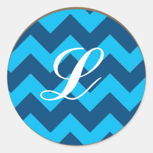 Adesivo 20 - 1.5 Envelope Seal Chevron Blues