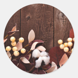 Adesivo 20 - 1.5 Envelope Seal Cotton Branch em Madeira Es