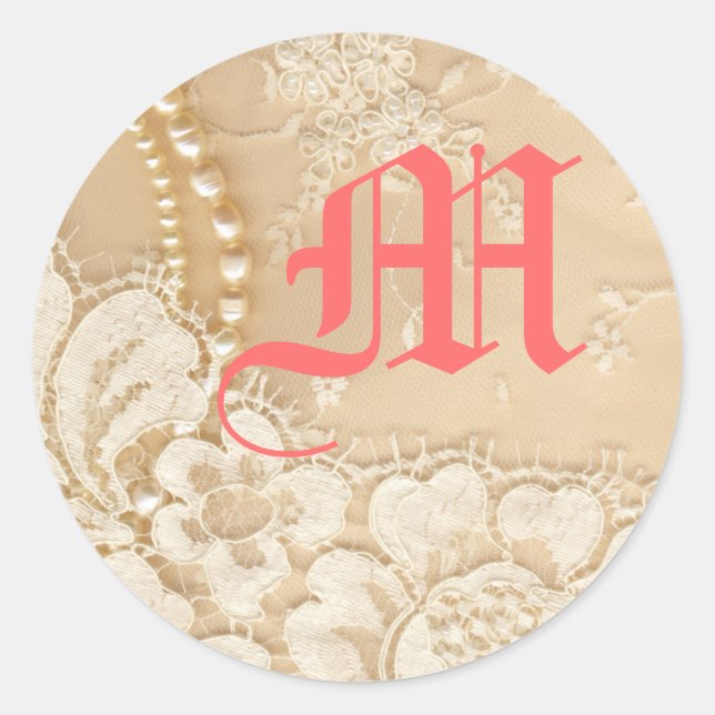 Adesivo 20 - 1.5 Envelope Seal Country Lace Victorian (Frente)