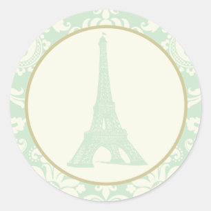 Adesivo 20 - 1,5" Envelope Seal Damask Paris