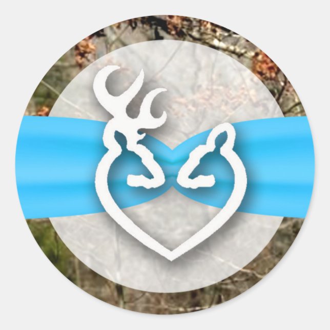 Adesivo 20 - 1.5 Envelope Seal Deer Doe Buck Cam (Frente)