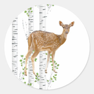 Adesivo 20 - 1.5 Envelope Seal Deer Doe Buck Woodland Hun