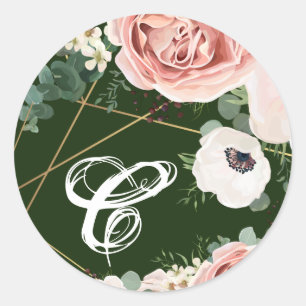 Adesivo 20 - 1.5 Envelope Seal Geométrico Rosa de Jardim G