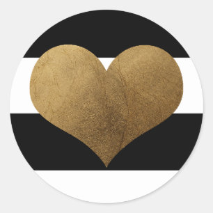 Adesivo 20 - 1,5 Envelope Seal Moderno Stripe Preto