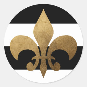 Adesivo 20 - 1,5 Envelope Seal Moderno Stripe Preto