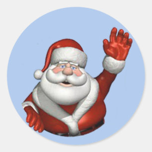 Adesivo 20 - 1,5" Envelope Seal Sr. Santa Clause