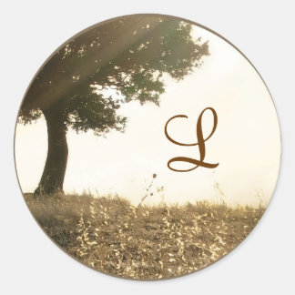 Adesivo 20 - 1.5 Envelope Seal Tree & Sunset Hill