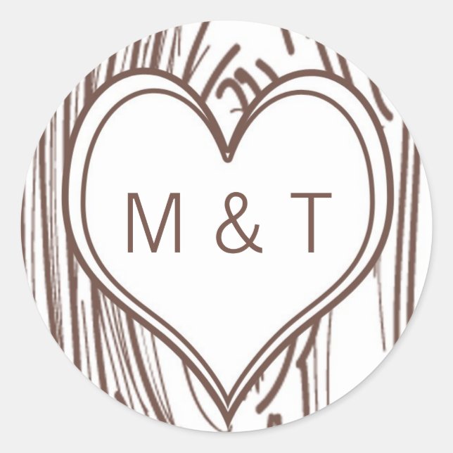 Adesivo 20 - 1.5 Envelope Selo Cair Tree Carvagens Iniciai (Frente)