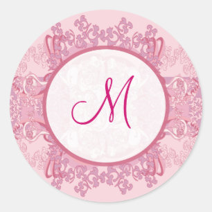 Adesivo 20 - 1,5" Envelope Sticker Pink/Purple Chinese Scr