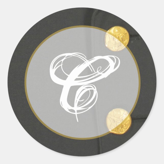 Adesivo 20 - 1.5 Envelope VESTIDO DO EXÉRCITO DE Selo VERD (Frente)