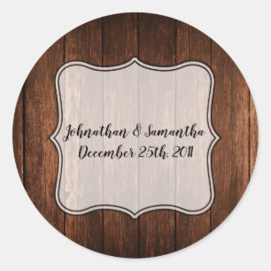 Adesivo 20 - 1,5" Favor Stickers Barão Madeira País Russo