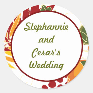 Adesivo 20 - 1,5" Vinhetas De Favor Caindo Folhas De Folha