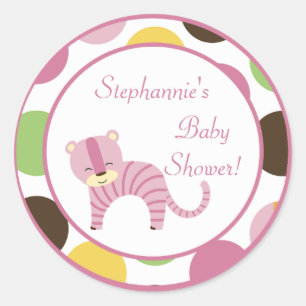 Adesivo 20 - 1,5" Vinhetas Selvagens Rainhas Tiger Safar