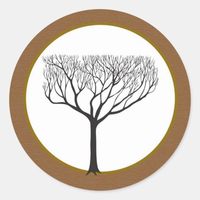 Adesivo 20 Fall Tree Envelope Seal (Frente)