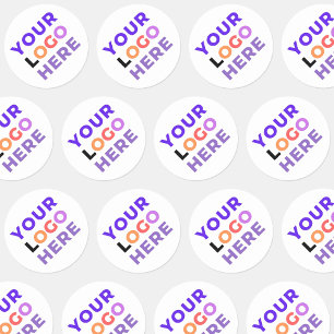 Adesivo 20 Logotipo Empresarial Personalizado da Empresa  