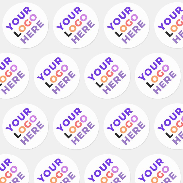 Adesivo 20 Logotipo Empresarial Personalizado da Empresa | (simple promotional stickers
)