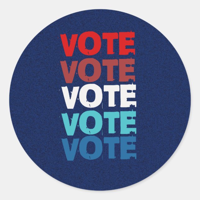 Adesivo 20 Política Votar Padrões Eleições Campanha eleito (Frente)