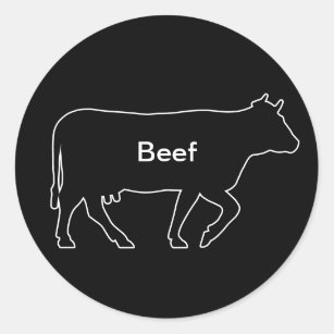 Adesivo 20x Stickers Meal Choice Beef
