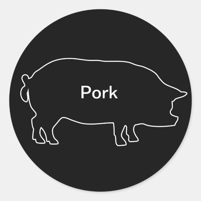 Adesivo 20x Stickers Meal Choice Pork (Frente)