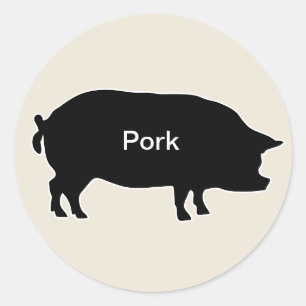 Adesivo 20x Stickers Meal Choice Pork
