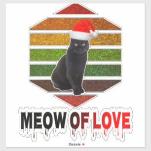 Adesivo 21.giz estético bonito que vende o gato preto