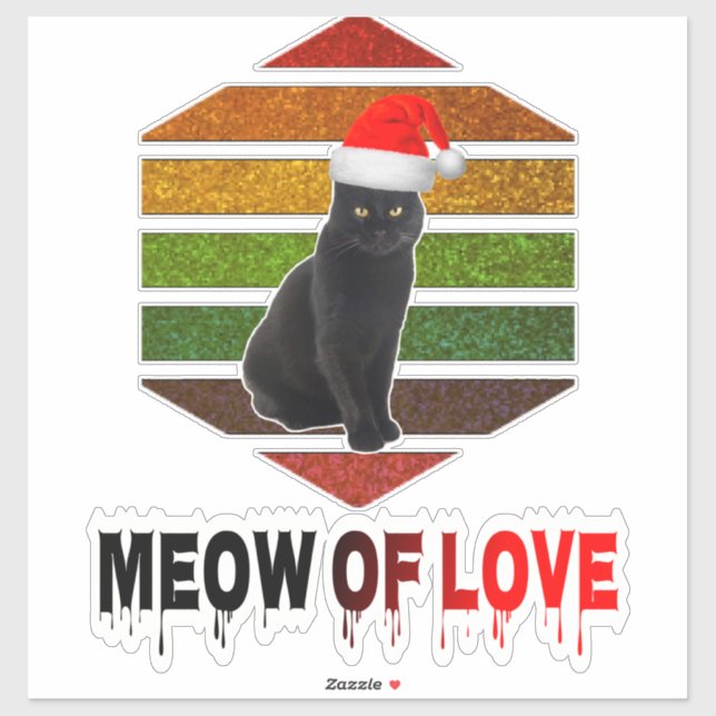 Adesivo 21.giz estético bonito que vende o gato preto (Folha)