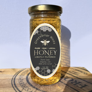 Adesivo 21 Mel oval à prova d'água de corte personalizado