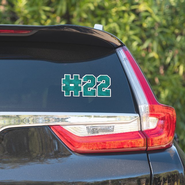 Adesivo 22 Vinil de Corte Personalizado (Lado do carro)