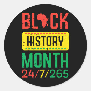 Adesivo 24 7 265 Homens do Orgulho Africano