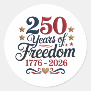 Adesivo 250º Aniversário