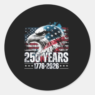 Adesivo 250º Aniversário dos Estados Unidos Camisa Manga L