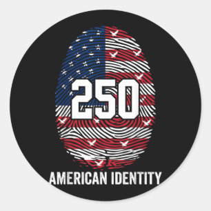 Adesivo 250º Aniversário EUA 1776-2026 Patriótico American