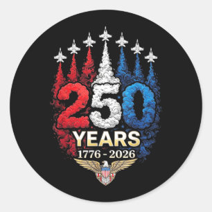 Adesivo 250º Aniversário EUA Patriótico 250 Anos