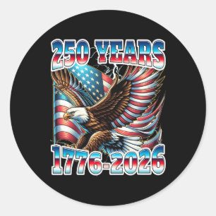Adesivo 250 Aniversário Estados Unidos