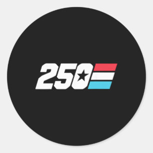 Adesivo 250 Aniversário Estados Unidos _1