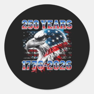 Adesivo 250 Aniversário Patriótico dos Estados Unidos