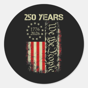 Adesivo 250 Anos 1776-2026 250º Aniversário Bandeira dos E