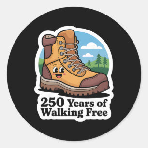 Adesivo 250 Anos 1776-2026 250º Aniversário Caminhada