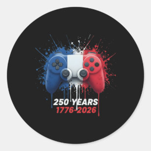 Adesivo 250 Anos 1776-2026 250º Aniversário Jogos Jogador 