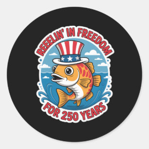 Adesivo 250 Anos 1776-2026 250º Aniversário Pesca _1