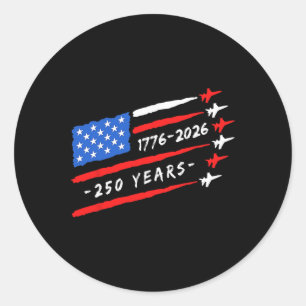 Adesivo 250 Anos Americano 1776 2026 250º Aniversário EUA 