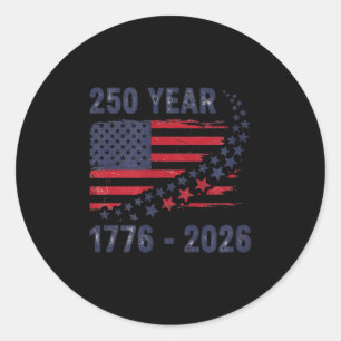 Adesivo 250 anos americano 1776 2026 250º eua patriótico