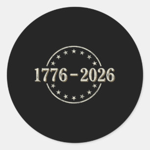 Adesivo 250 Anos Bandeira Americana - Frente e Verso _1 