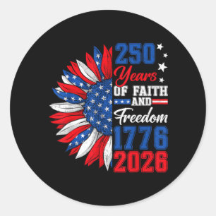 Adesivo 250 Anos de Liberdade da América 1776 2026 Anivers